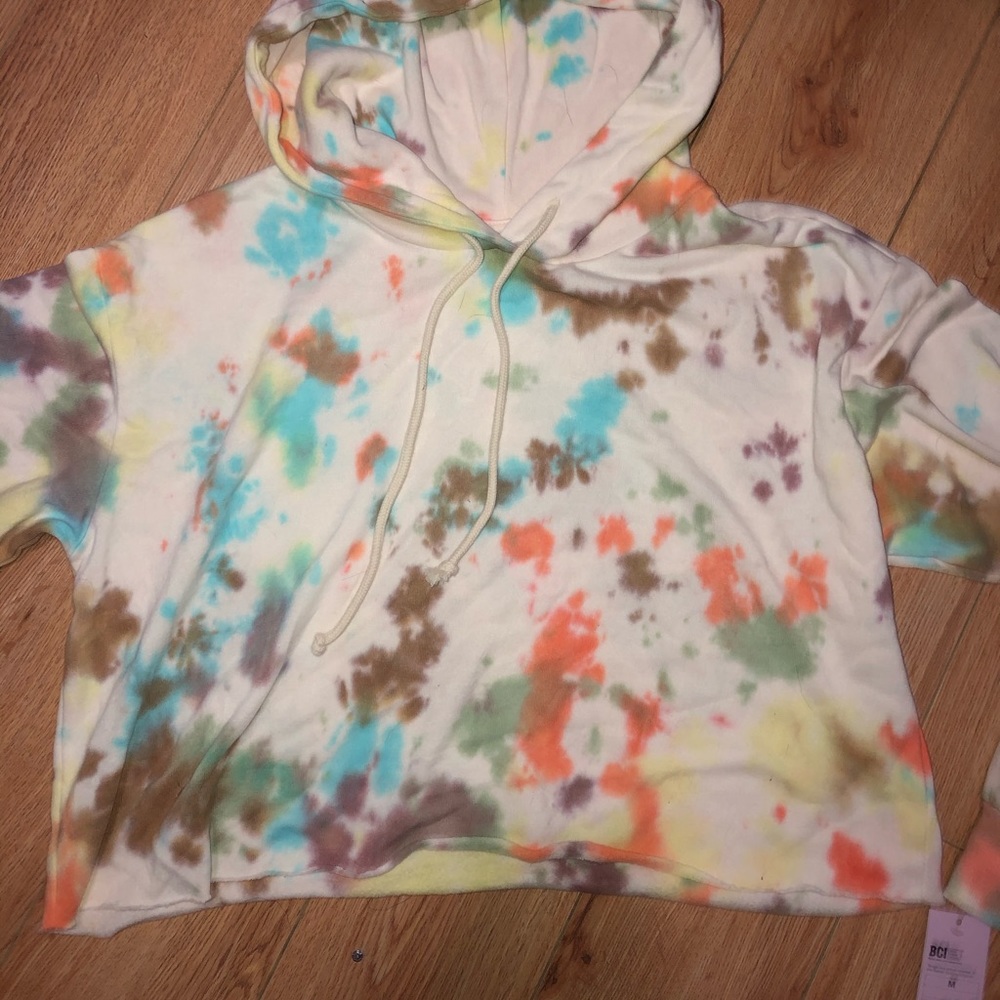 Brand new tie dye cropped sweatshirt